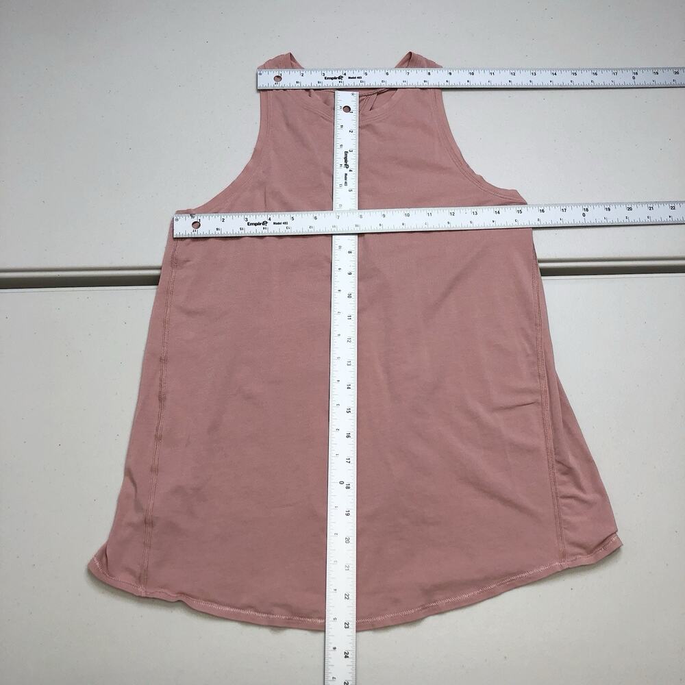 Lululemon All Tied Up Tank Top Womens Size 2 Or 4 Open Back Pink - Picture 2 of 5
